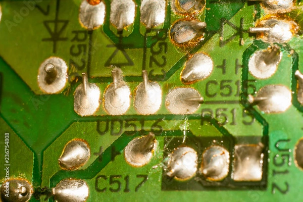 Obraz PCB soldering defect