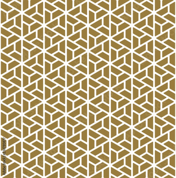 Fototapeta Seamless pattern based on Japanese ornament Kumiko