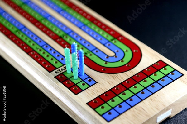 Obraz cribbage board