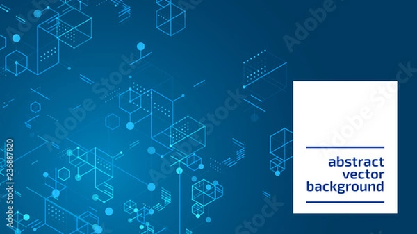 Obraz Abstract digital lines