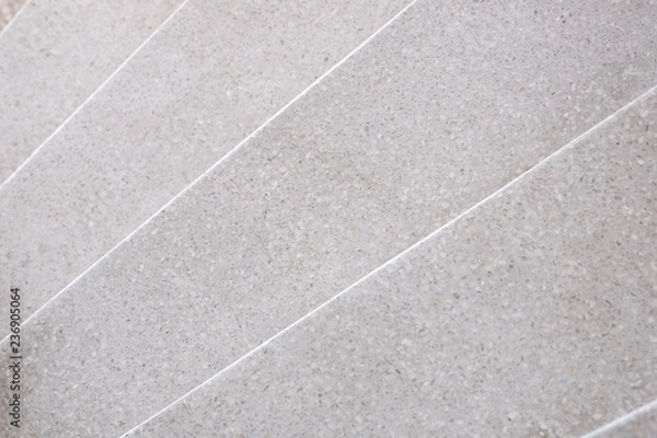 Fototapeta Stairs Terrazzo polished stone walkway and floor, pattern and color surface marble and granite stone, material for decoration background texture, interior design. selective focus.