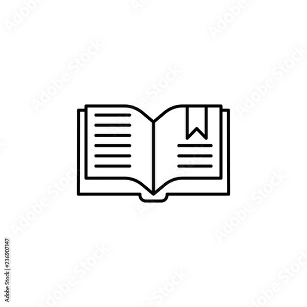 Obraz edition, book icon. Element of editorial design icon. Thin line icon for website design and development, app development. Premium icon