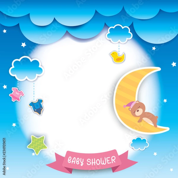 Fototapeta Baby-shower