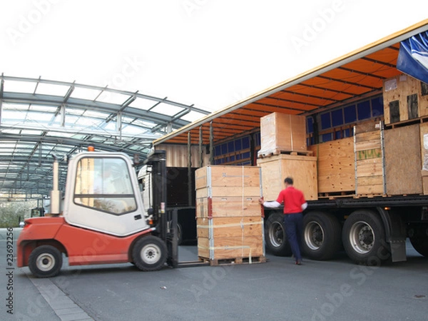 Fototapeta Transport towarowy