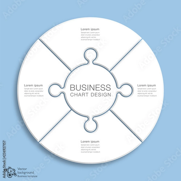 Fototapeta Business Chart Design #Vector Graphics