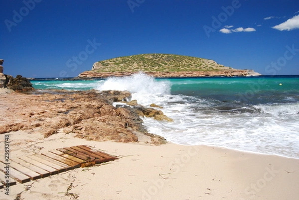 Obraz Islote desde la playa