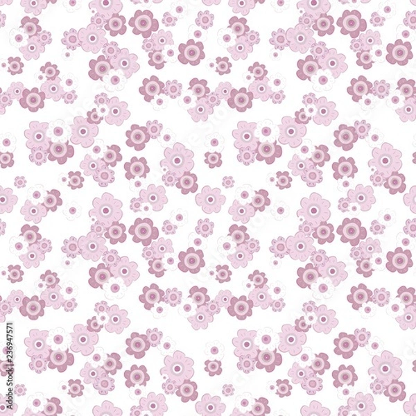 Obraz Seamless repeating floral background