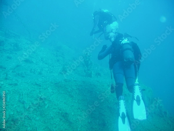 Obraz Underwater Submarine Subsea