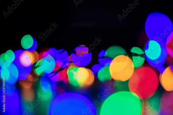 Obraz christmas bokeh