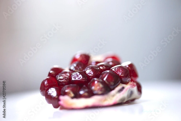 Obraz pomegranate on a white background