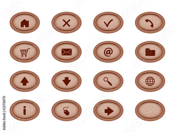 Fototapeta pulsanti web