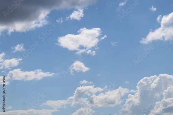 Obraz blue sky with clouds