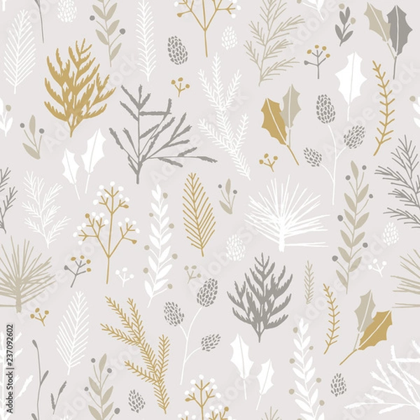 Obraz Seamless Christmas pattern.