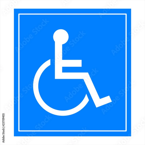 Fototapeta Handicap sign