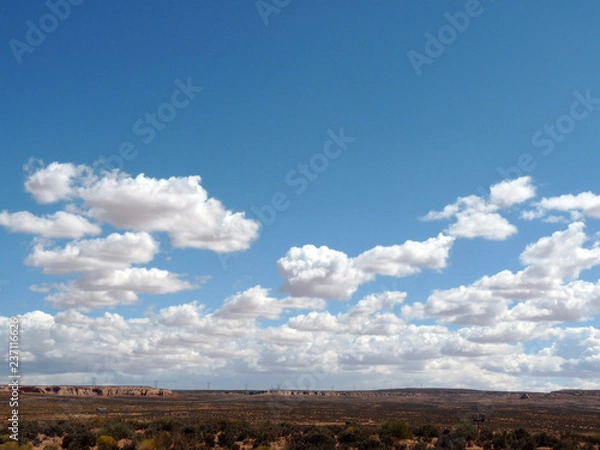 Obraz アメリカ、ホースシューベンドの空