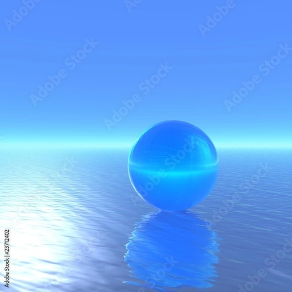 Fototapeta Blue-Ball