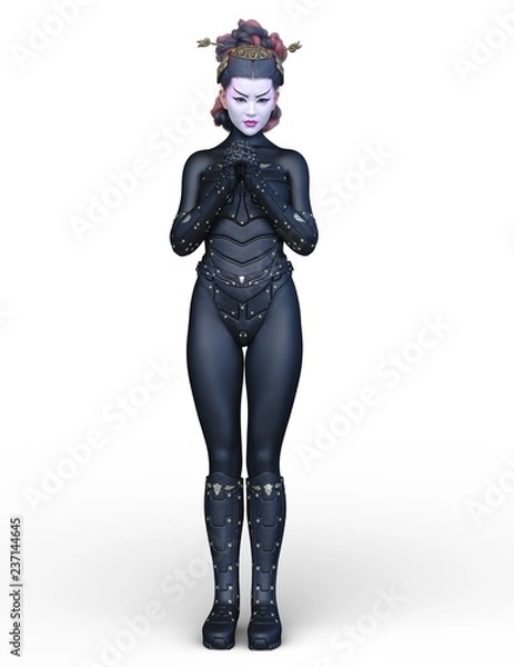 Fototapeta バトルスーツ女性