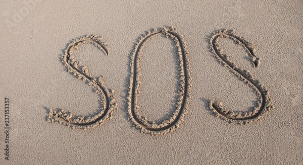 Fototapeta help me sos