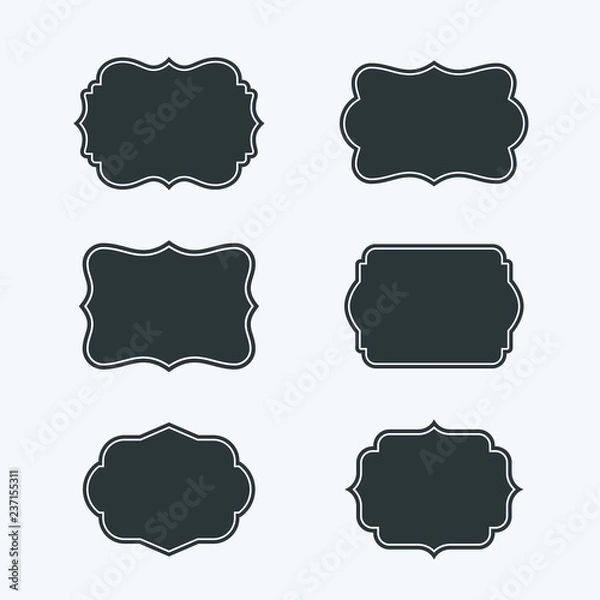 Obraz Set of vintage frames