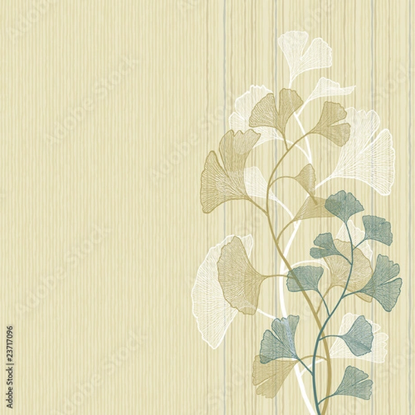 Fototapeta Ginkgo background