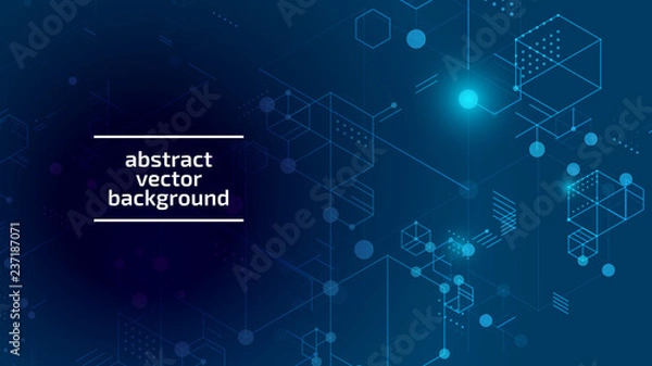 Obraz Abstract digital lines