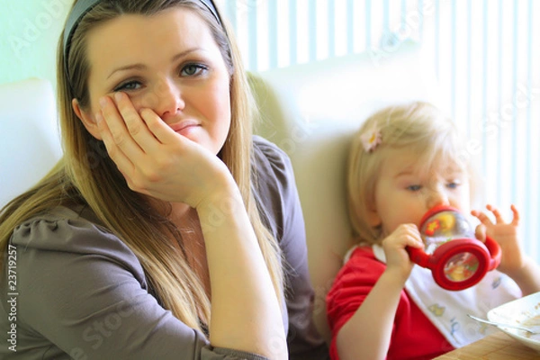 Obraz Mutter mit Tochter