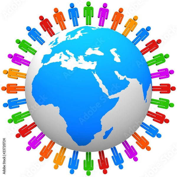 Obraz Global communication concept