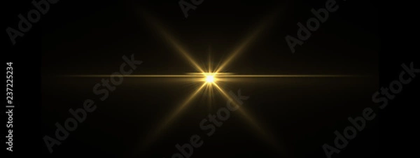 Fototapeta lights optical lens flares shiny