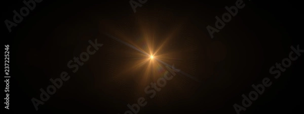 Fototapeta lights optical lens flares shiny