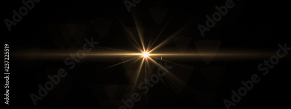 Fototapeta lights optical lens flares shiny