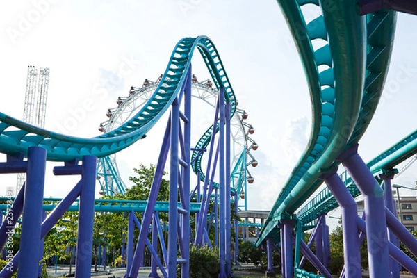 Obraz roller coaster
