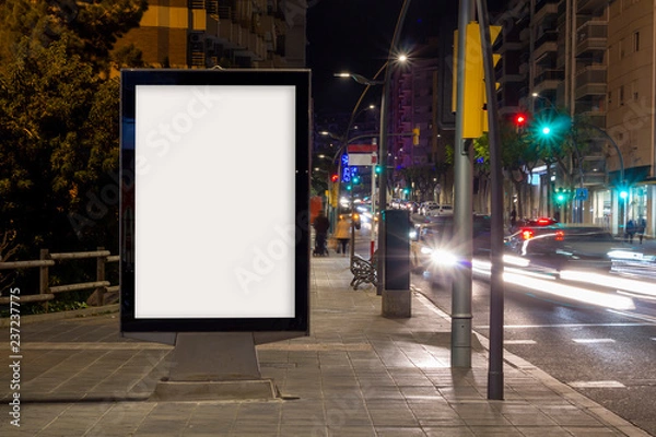 Obraz Blank advertisement billboard mock up