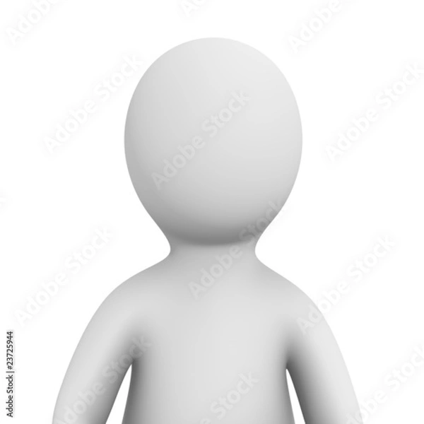 Obraz 3D blank avatar