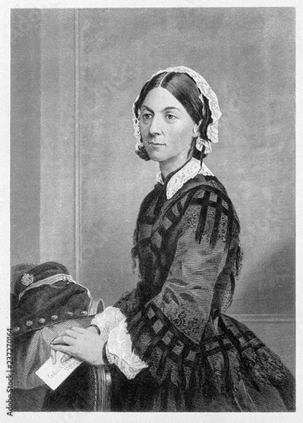 Obraz Portret Florence Nightingale
