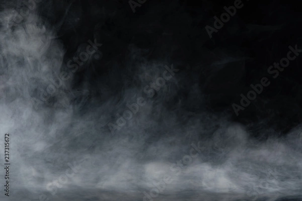 Obraz Abstract Smoke on black Background