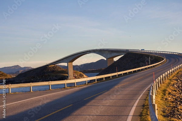 Obraz sunset on the bridge