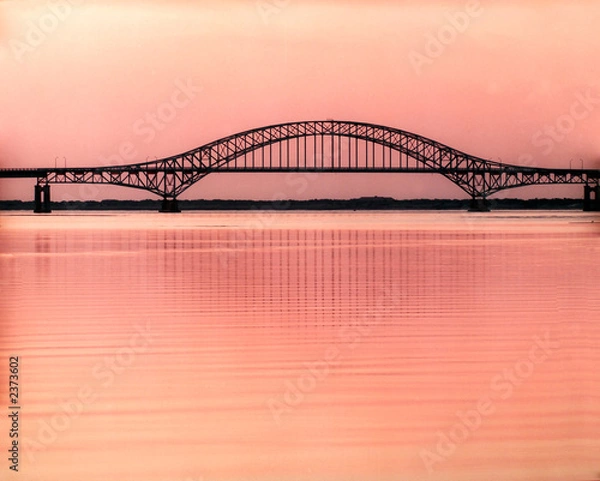 Obraz bridge at sunrise