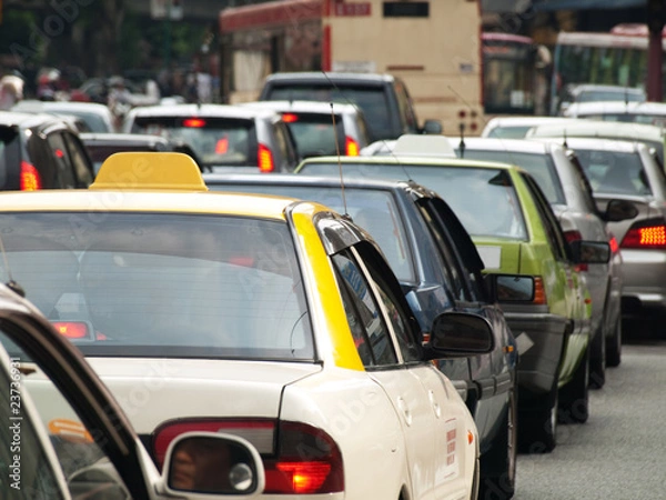 Obraz City traffic jam