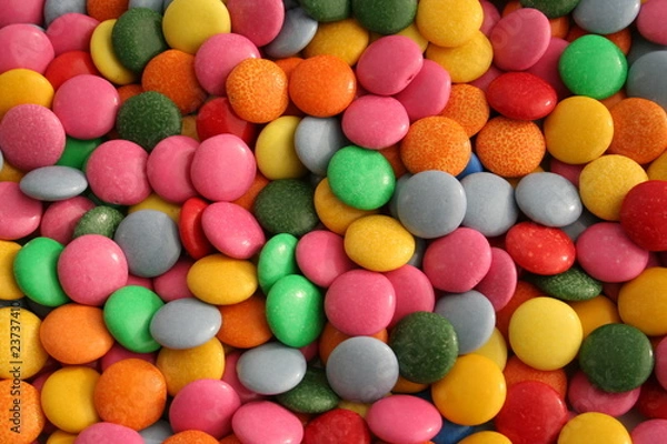 Fototapeta Non stop candy in a lot of colors