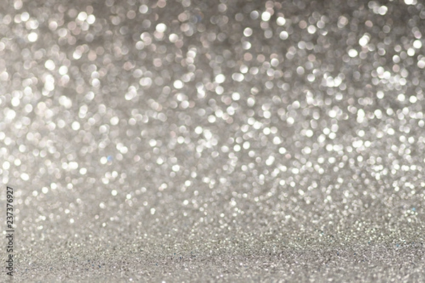 Obraz Gray Christmas or New Year festive background