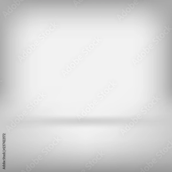 Obraz Empty studio room grey background abstract, vector
