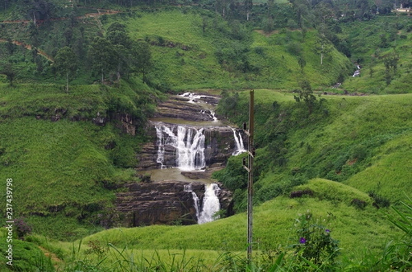 Obraz  waterfall in the mountains