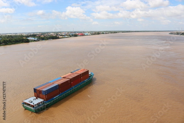 Obraz container ship