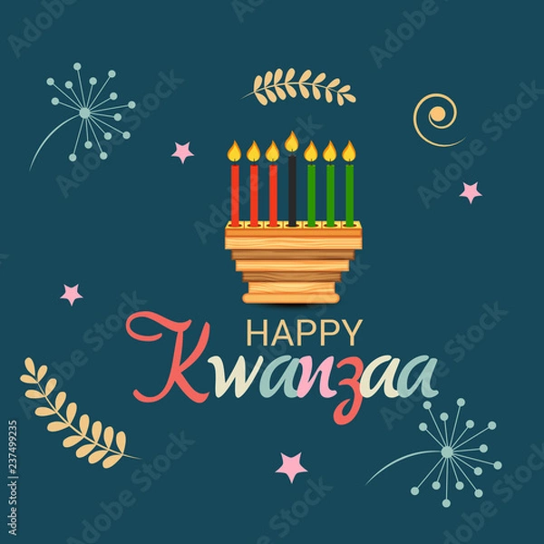 Fototapeta Wesołej Kwanzaa.