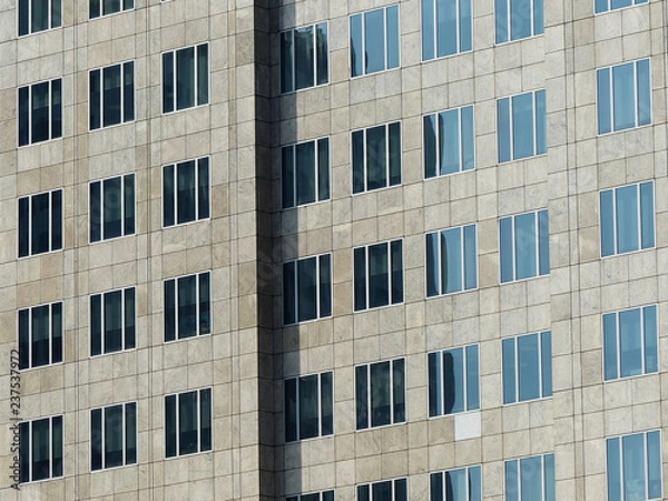 Fototapeta Modern window building pattern