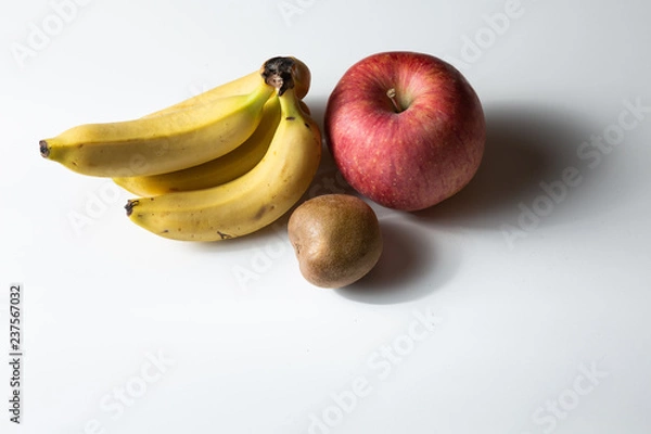 Obraz りんご　バナナ　キウイ