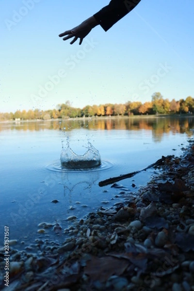 Obraz lake watersplash