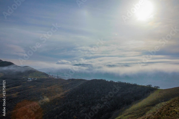 Obraz sunset in mountains