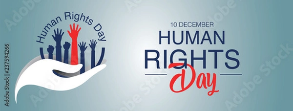 Obraz Human rights day concept