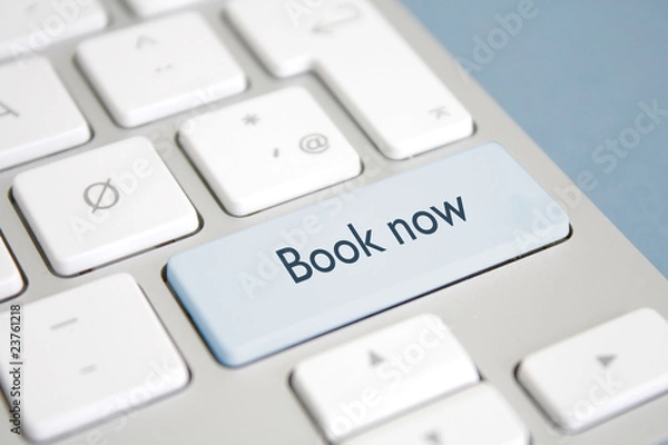 Fototapeta Book now